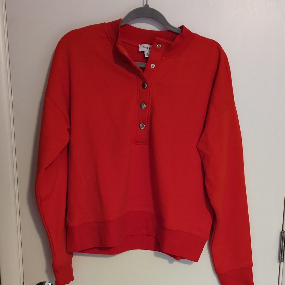 Evereve Andi Henley Sweatshirt